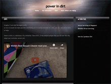 Tablet Screenshot of powerindirt.com